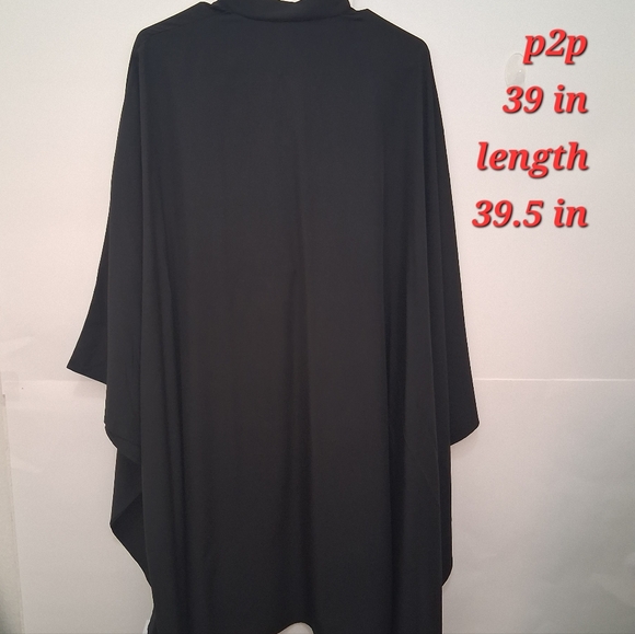 🎉SHEIN Elegant Black Women's Cape - Picture 2 of 10